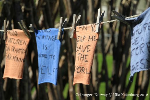 "World Heritage is there to help" - "Can you help me save the the world"