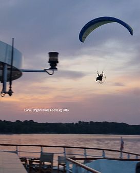 donau ungarn paraglider