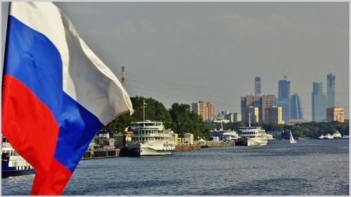 moscow city vom fluss